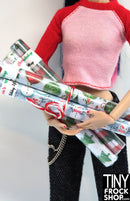 12" Fashion Doll Christmas Wrapping Paper Sets By Ash Decker